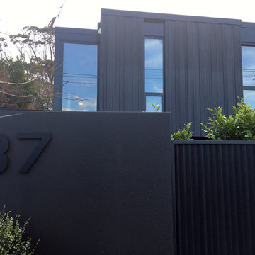 modern house numbers - customer photo