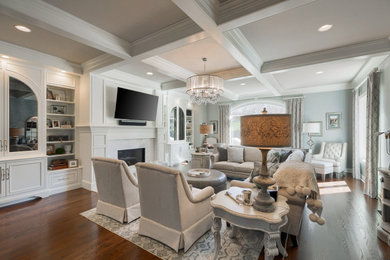 Elegant living room photo in Other