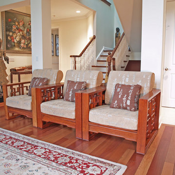 Elm Wood Wan Zi Sofa Chairs