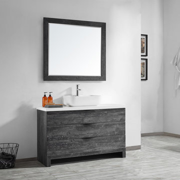 Square Vessel Sink Vanity