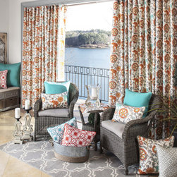 Menagerie Cayenne Allee - Decorative Pillows