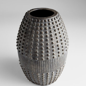 Cyan Design Short Scoria Vase 10996 - Gray