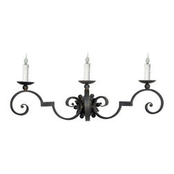 SC-157 Custom Hand Made Iron Sconce - Wall Sconces