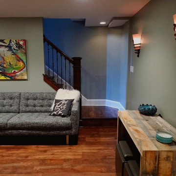 Lower Level Remodel with Wine Cellar