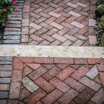 Brick Paver Steps After