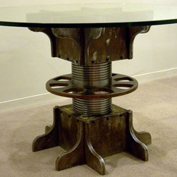 The Turnbuckle Pedestal Dining Table - Dining Tables