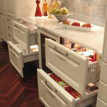 Built-in Hidden Appliance Storage Space- Upper West Side Brownstone