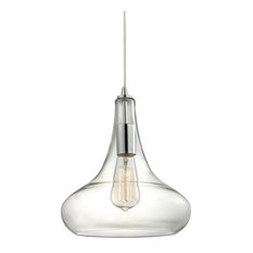 Orbital 1-Light Pendant, Polished Chrome