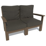Highwood USA - Bespoke Loveseat, Jet Black/Weathered Acorn - Welcome to highwood.  Welcome to relaxation.
