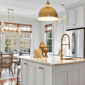 Lightened Brightened Kitchen