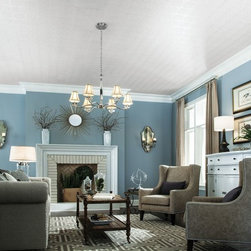 Traditional Living Rooms - Ceiling Tile