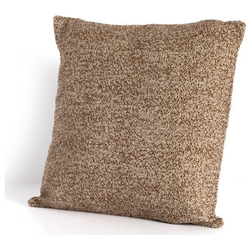 Reema Pillow-Textured Chestnut-20"x20"