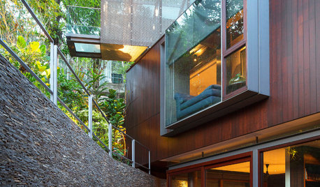 Houzz Tour: This Home Features Bridges and Cantilevers Inside and Out