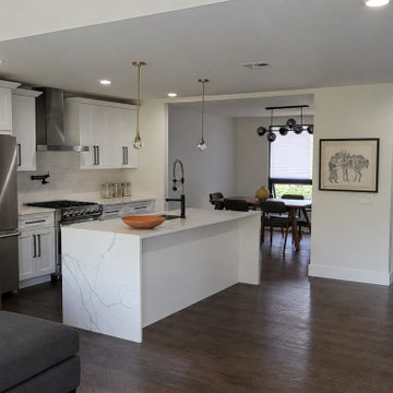 Completed (relocated entrance foyer, kitchen/dining rooms)