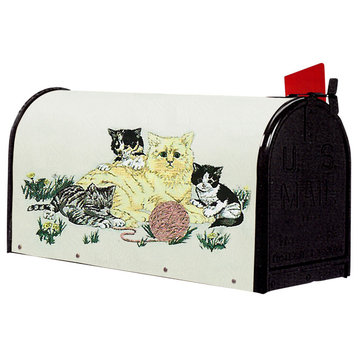 Bacova Fiberglass Wrapped Mailbox, Kittens