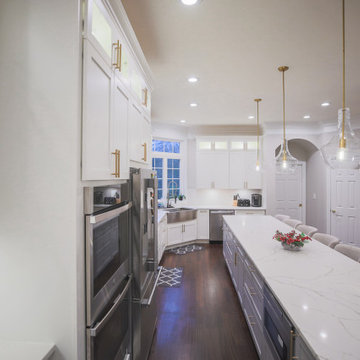 Modern Kitchen Remodel in Frederick County, MD with chic kitchen appliances