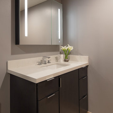 Masculine Contemporary Bathroom | Kimball Starr