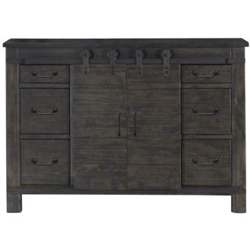 Magnussen Abington Media Chest in Weathered Charcoal