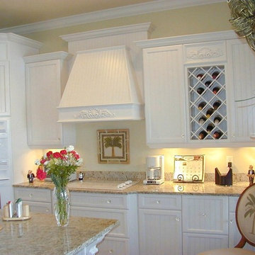 "Lexington" Reversed Beaded Panel White