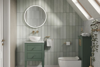 Inspiration for a traditional cloakroom in Kent.