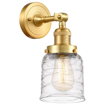 Innovations Lighting 203-10-5 Bell Sconce Bell 10" Tall Wall - Satin Gold /