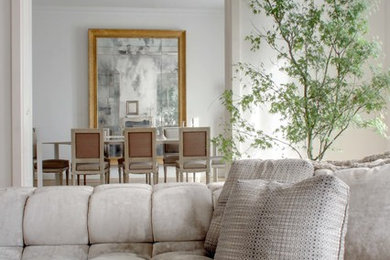 Inspiration for a transitional living room in Madrid.