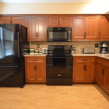 Transitional Cherry Cabinets - Danbury CT