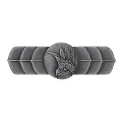 Inviting Home Inc. - Right Horizontal Cockatoo Pull, Antique-Style Pewter - Cabinet And Drawer Handle Pulls
