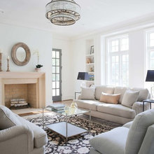 Family Room Tall Windows