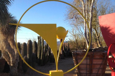 Inspiration for a large contemporary home design remodel in Phoenix