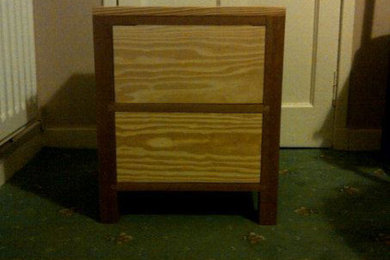 southern yellow pine bedside drawers