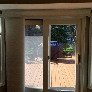 Panel Track Shades for sliding glass doors - An Alternative To Vertical Blinds