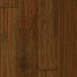 Hickory Saddle - Mohawk Brandymill 5" Wide Hand-Scraped Engineered Hardwood - Hardwood Flooring