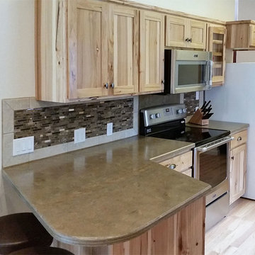Hickory Kitchen with Natural Finish
