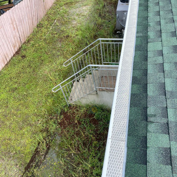 Gutter guards installed