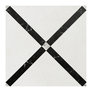 Black/White Criss-Cross