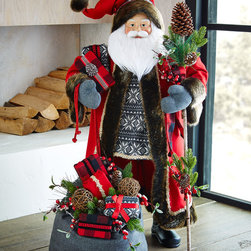 Aspen Fantasy 36" Santa at Horchow.com - Holiday Accents And Figurines