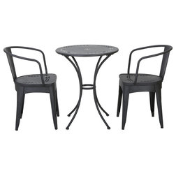 Transitional Outdoor Pub And Bistro Sets by GDFStudio