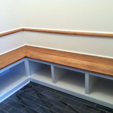 Modern exercise room and bath