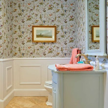 Shore house powder room