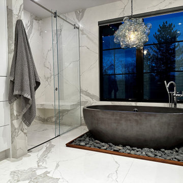 Sleek, Spa-like Master Bath & Bedroom Remodel