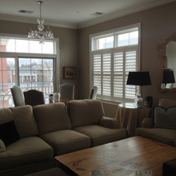 Plantation Shutters Under Transom - Interior Shutters