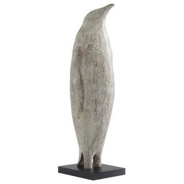 Penguin Sculpt, Grey, Large