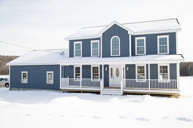 Elegant home design photo in Portland Maine