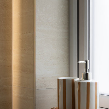 Bathroom Renovation - Roma Travertine Tile
