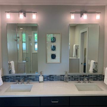 Second Level Modern En Suite Primary Bedroom & Bath and Hall Bath Renovation