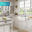 Turino 33" Farmhouse Reversible Apron Front Fireclay 1-Bowl Kitchen Sink MWH