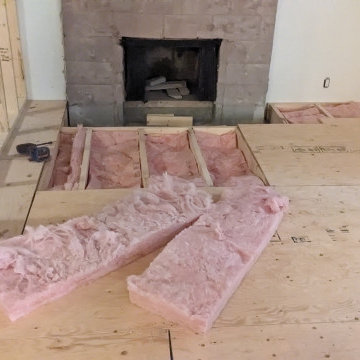 Various Locations Insulation Installation