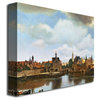 'View of Delft, 1660-61' Canvas Art by Jan Vermeer
