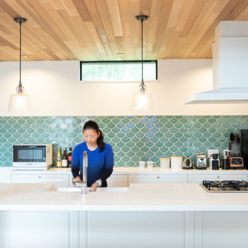 Fish Scale Backsplash Tile